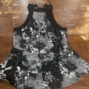 Fashion 2 Figure floral peblum top size 1